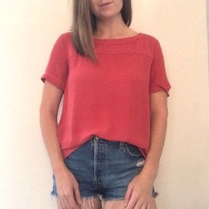 LOFT Coral Blouse